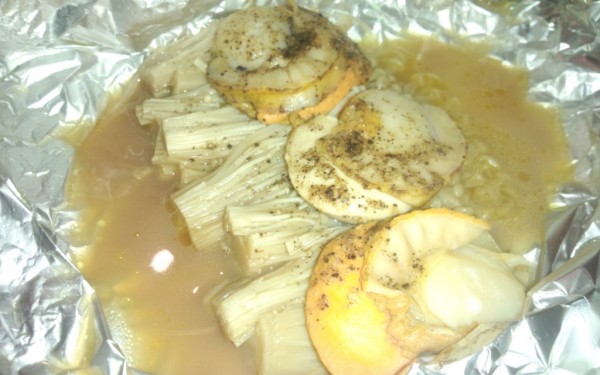 よこづな ほたてホイル焼き