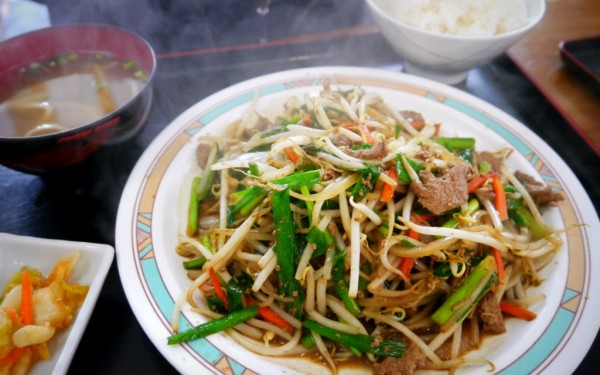 やさいそばセット みはま食堂（北谷町）