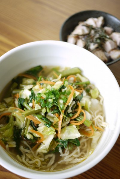 野菜塩ラーメン