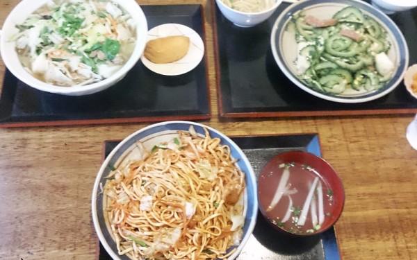 沖縄やきそばはナポリタン?かも、うるかそば（那覇市）