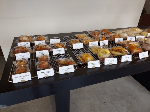 ベーカリークチパンのラインナップ