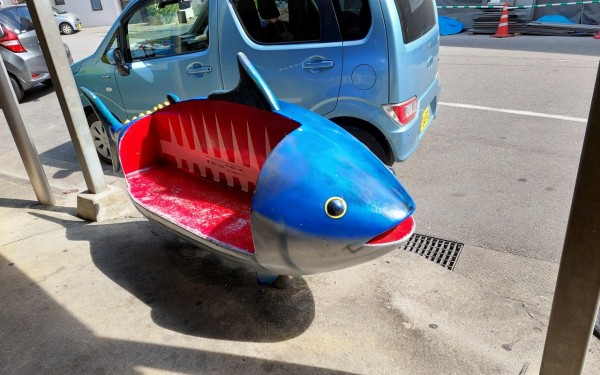 那覇ー本部、海のドライブ　新垣ぜんざい(本部町)