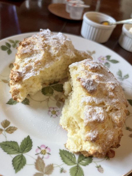 ロックスコーン割った様子