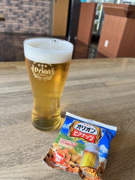 試飲のビール