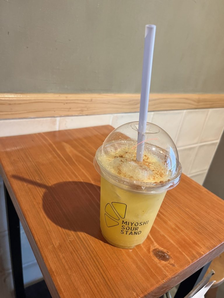 Miyoshi Sour standアップルシナモンソーダ