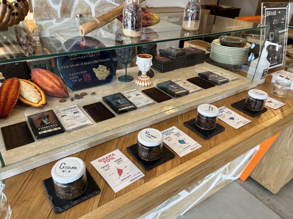 タイムレスチョコレート試食