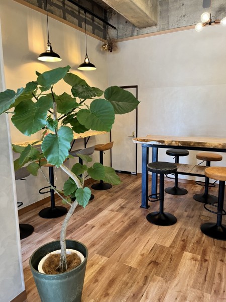 ロッサコーヒーイートインスペース