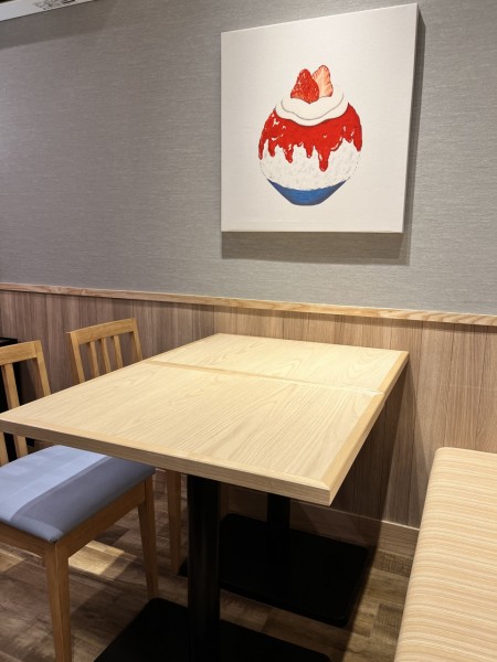 ホシのシズクテーブル席2