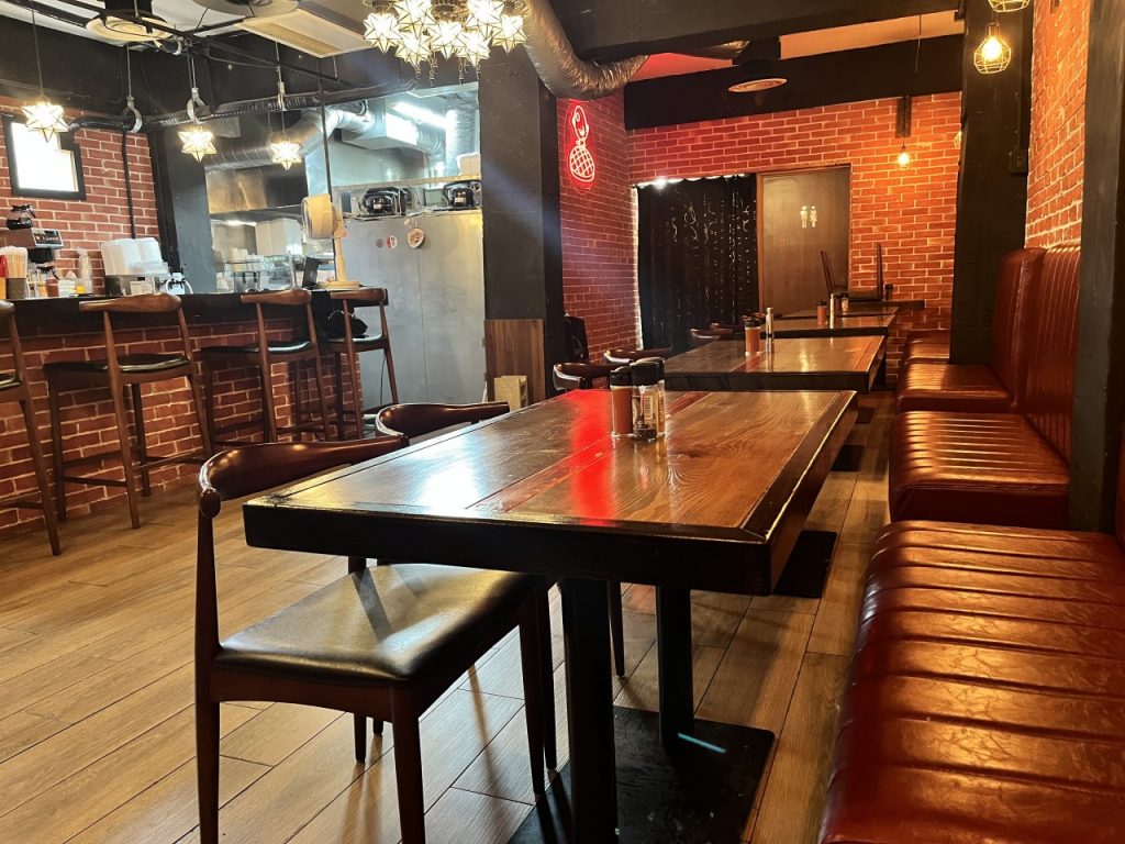 CC’s Chicken&waffles店内